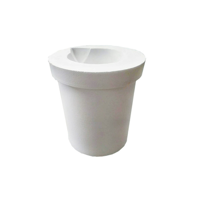 Dia 85mm High Temperature Ceramic Crucible For Melting Platinum