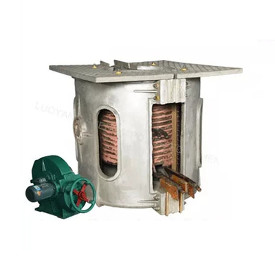 1800C 500kg Medium Frequency Induction Melting Furnace For Steel Melting
