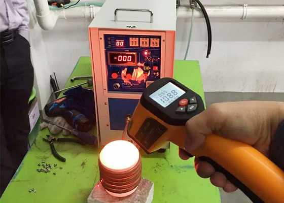 Electric Induction Gold Melting Furnace Small Metal 5kg 80KKHZ