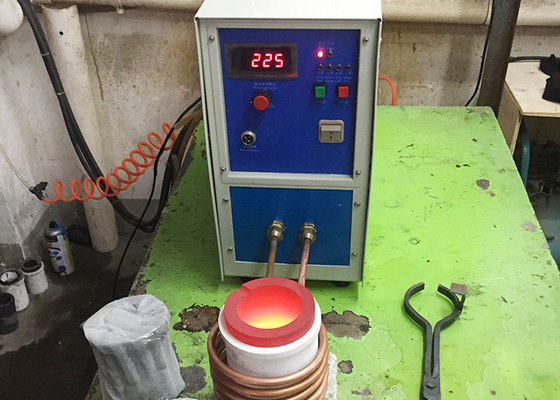 Electric Induction Gold Melting Furnace Small Metal 5kg 80KKHZ