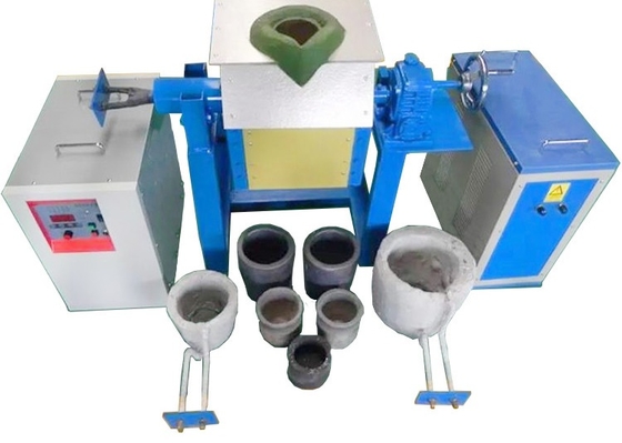 Melting Fast Medium Frequency Induction Furnace For Melting Scrap Gold Silver Copper And Other Metal